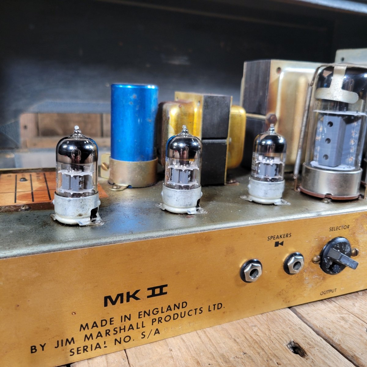 SOLD - Marshall JMP MK II Model 2100 50 Watt 6550 Loaded Head 1976 - Mahar's Vintage Guitars