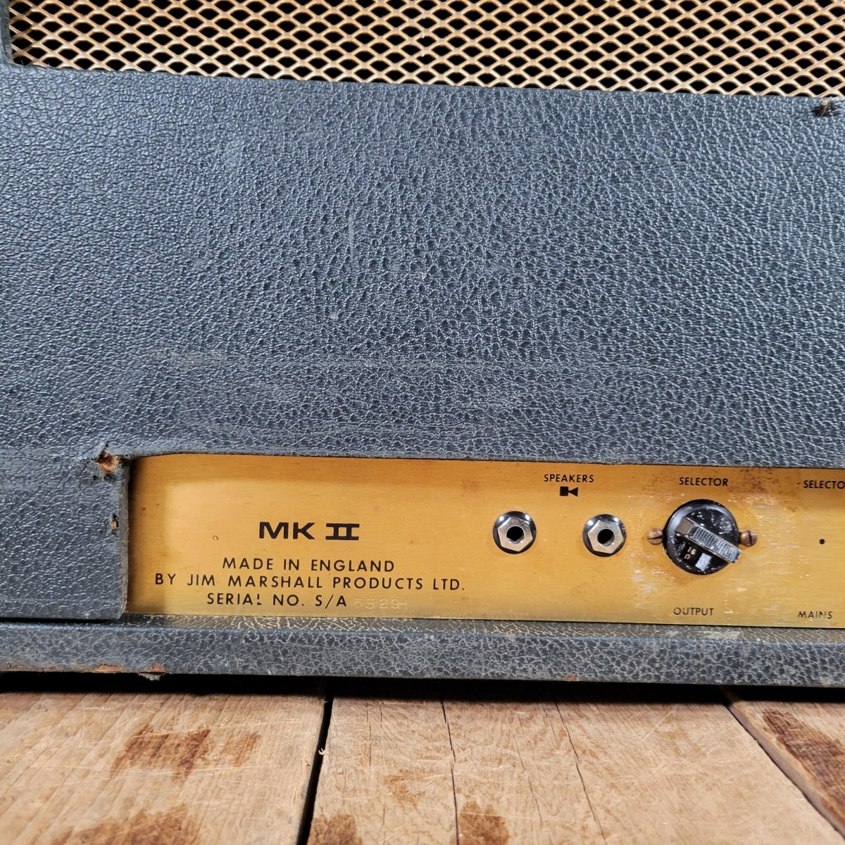 SOLD - Marshall JMP MK II Model 2100 50 Watt 6550 Loaded Head 1976 - Mahar's Vintage Guitars