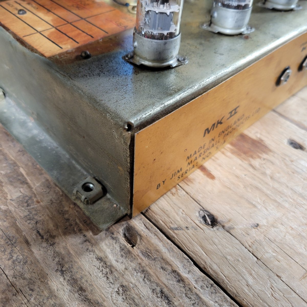 SOLD - Marshall JMP MK II Model 2100 50 Watt 6550 Loaded Head 1976 - Mahar's Vintage Guitars