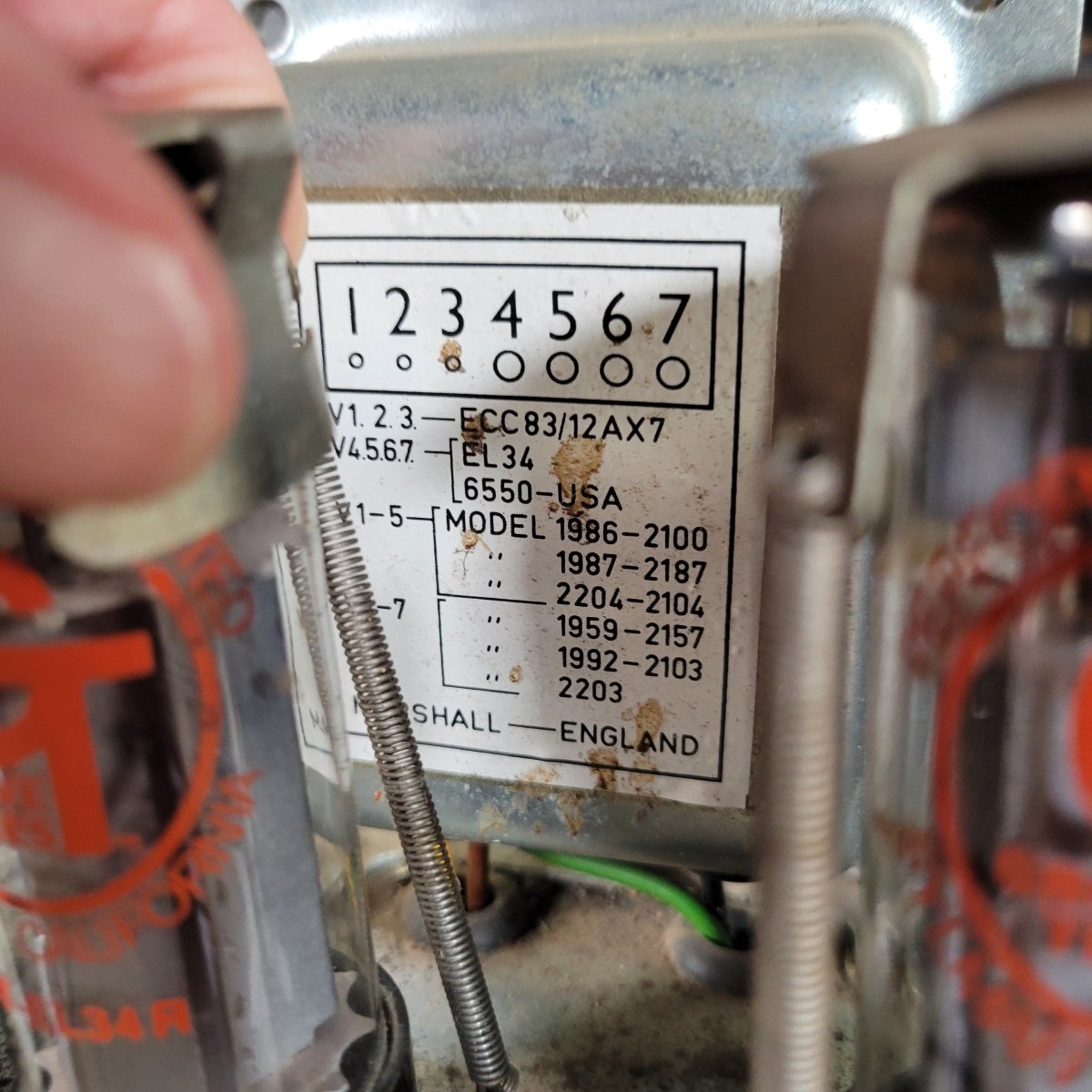 SOLD - Marshall Model 2203 JMP 100w Super Lead MKII Master Model 1979 - Mahar's Vintage Guitars