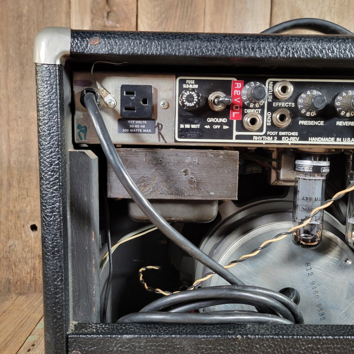 SOLD - Mesa Boogie 1986 Mark III Purple Stripe Simul Class with Mike B Reverb and R2 Volume Mod - Mahar's Vintage Guitars