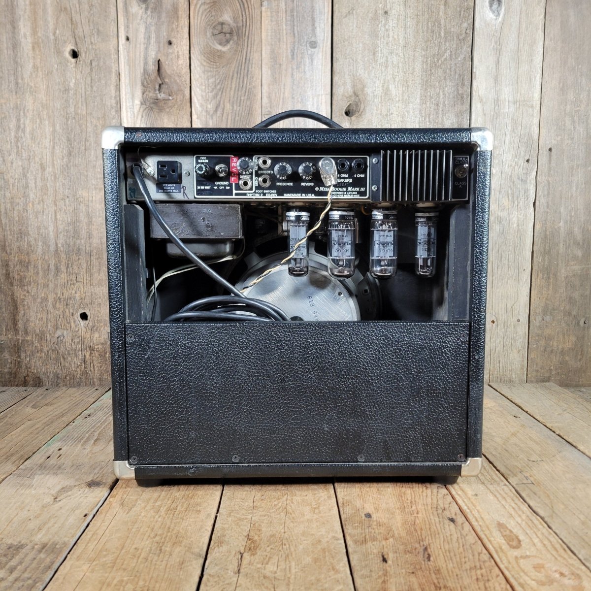 SOLD - Mesa Boogie 1986 Mark III Purple Stripe Simul Class with Mike B Reverb and R2 Volume Mod - Mahar's Vintage Guitars