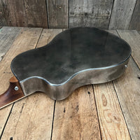 SOLD - Mule Resophonic Tri Cone Resonator Acoustic Electric Aged Cutaway - Mahar's Vintage Guitars