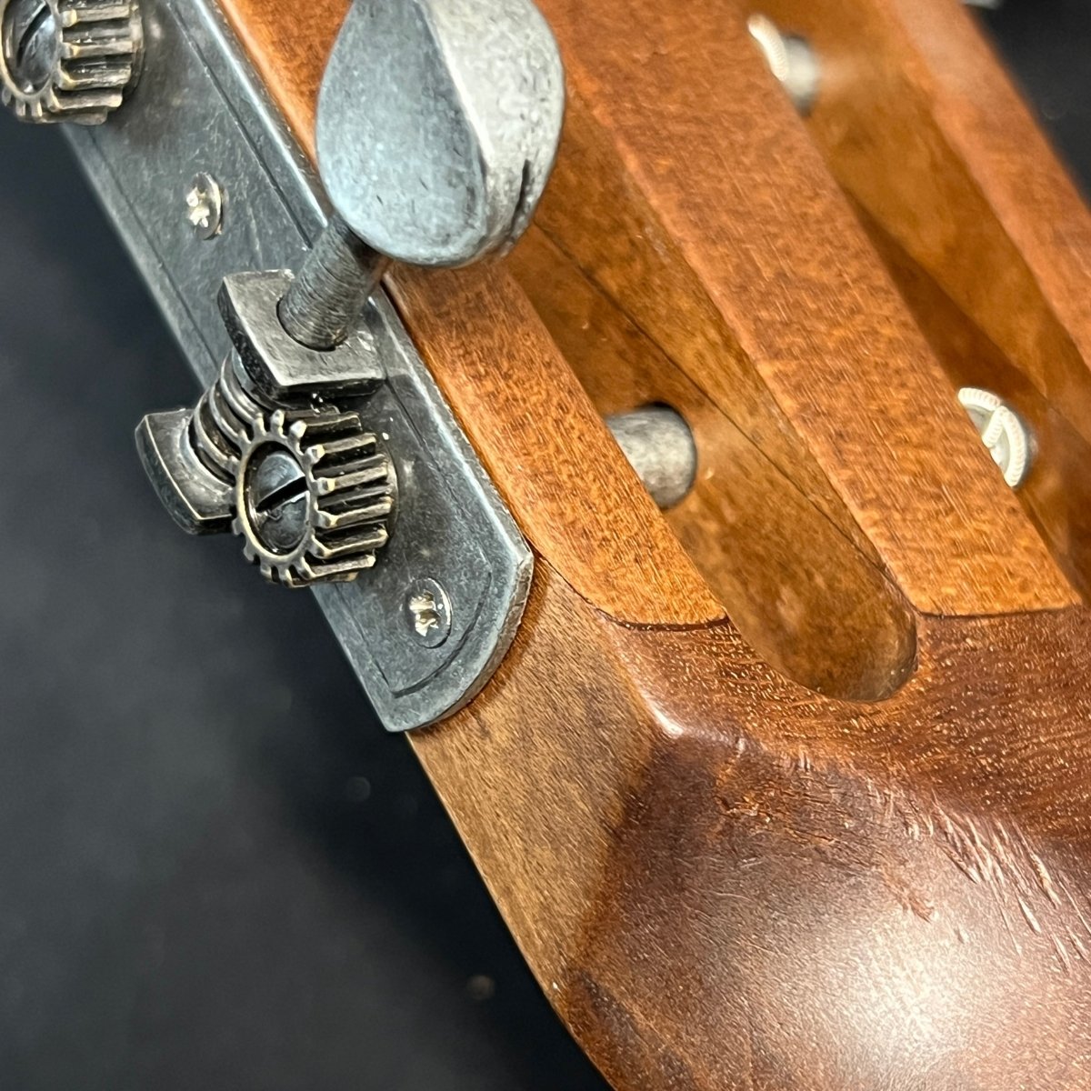 SOLD - Mule Resophonic Tri Cone Resonator Acoustic Electric Aged Cutaway - Mahar's Vintage Guitars