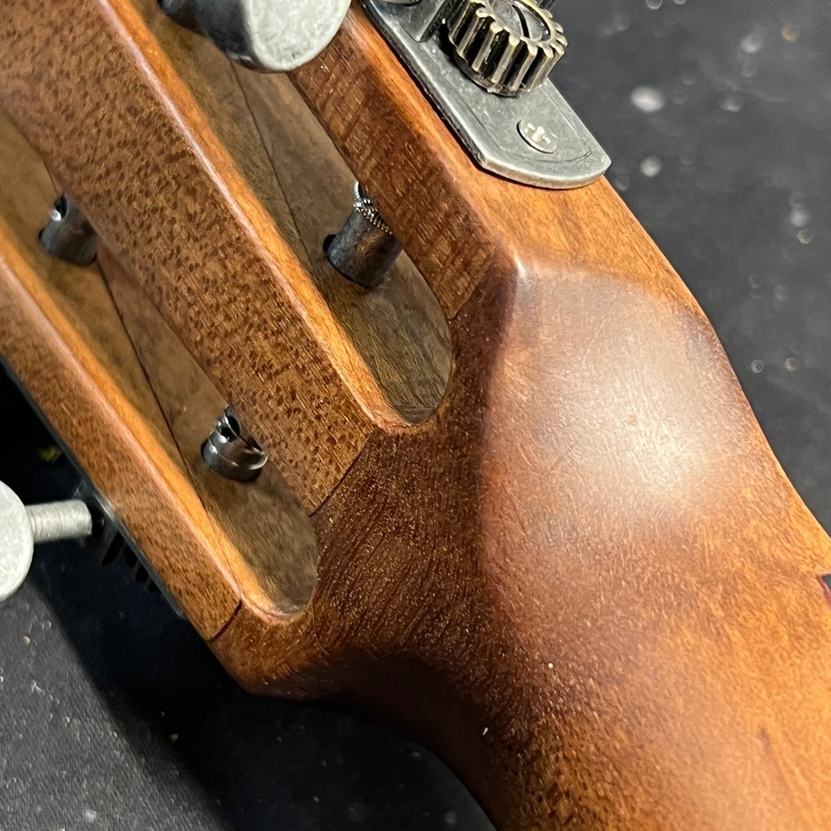 SOLD - Mule Resophonic Tri Cone Resonator Acoustic Electric Aged Cutaway - Mahar's Vintage Guitars