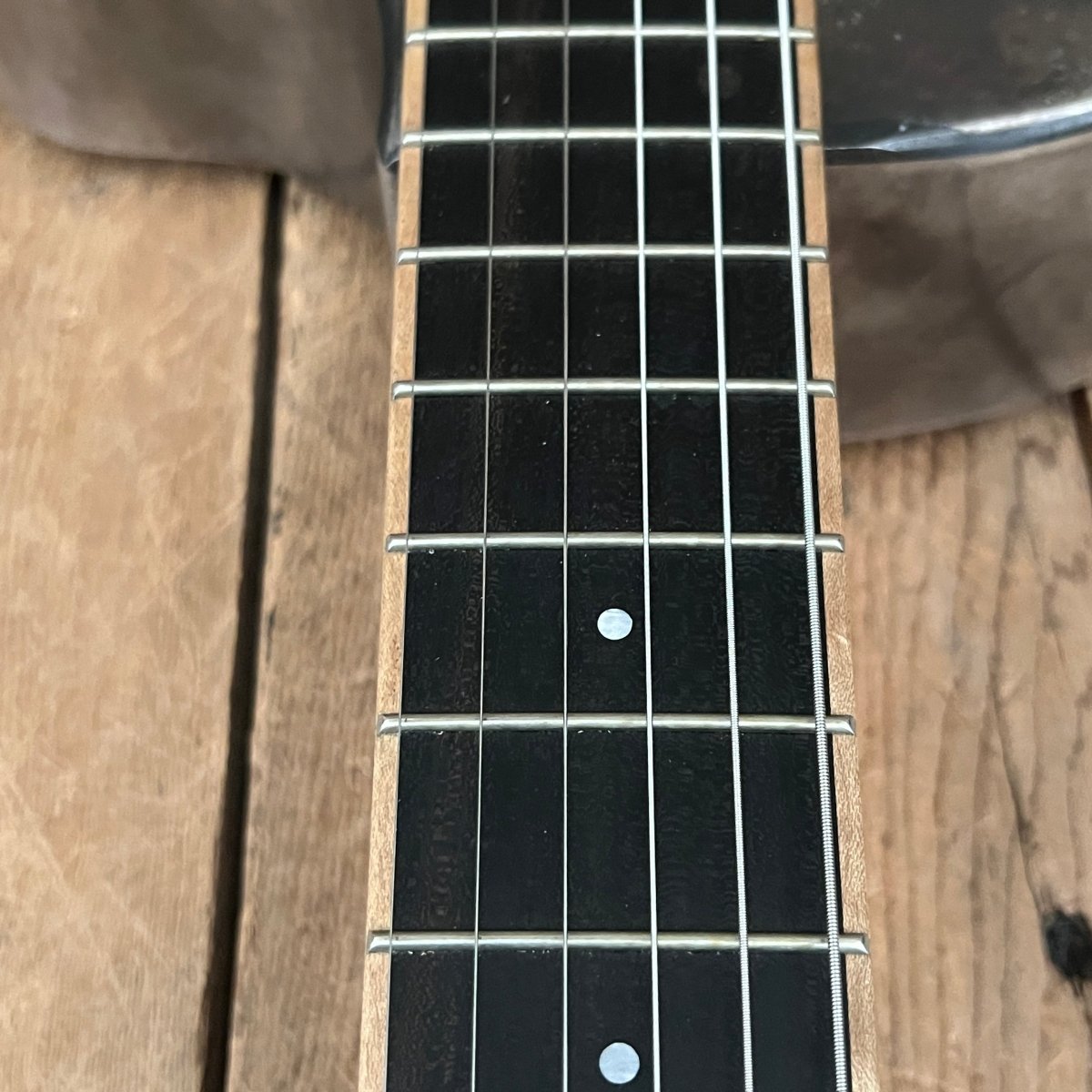 SOLD - Mule Resophonic Tri Cone Resonator Acoustic Electric Aged Cutaway - Mahar's Vintage Guitars