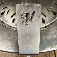 SOLD - Mule Resophonic Tri Cone Resonator Acoustic Electric Aged Cutaway - Mahar's Vintage Guitars