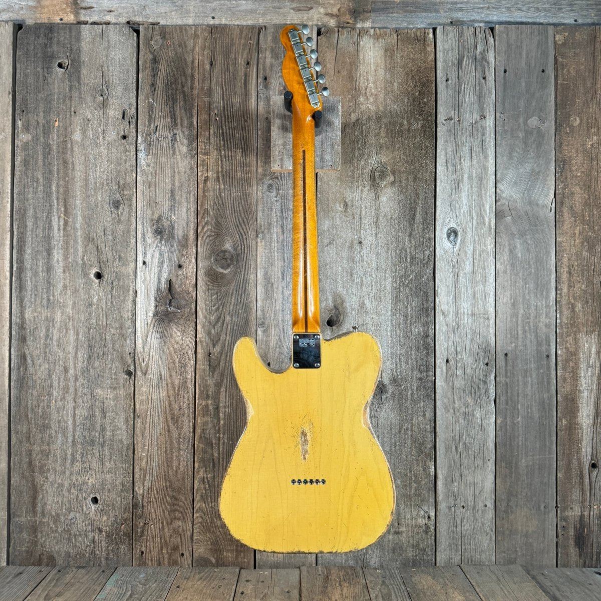 SOLD - Nacho Blackguard Nachocaster Soft V to D Neck "Doris" 2020 Butterscotch Blonde - Mahar's Vintage Guitars