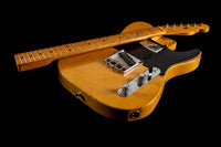 SOLD - Nacho Blackguard V Neck Stock Neck Humbucker 2020 Butterscotch Blonde - Mahar's Vintage Guitars