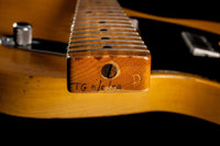 SOLD - Nacho Blackguard V Neck Stock Neck Humbucker 2020 Butterscotch Blonde - Mahar's Vintage Guitars