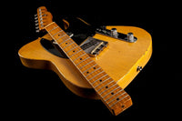 SOLD - Nacho Blackguard V Neck Stock Neck Humbucker 2020 Butterscotch Blonde - Mahar's Vintage Guitars