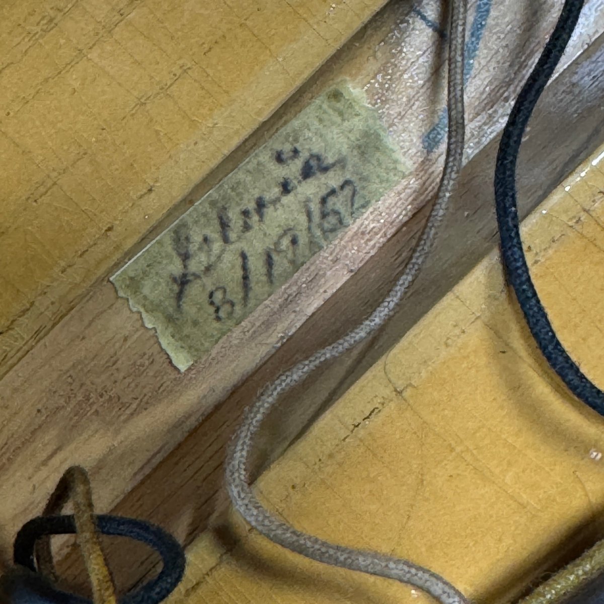 SOLD - Nacho Blackguard V Neck Stock Neck Humbucker 2020 Butterscotch Blonde - Mahar's Vintage Guitars