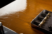 SOLD - Nacho Blackguard V Neck Stock Neck Humbucker 2020 Butterscotch Blonde - Mahar's Vintage Guitars