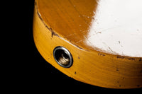 SOLD - Nacho Blackguard V Neck Stock Neck Humbucker 2020 Butterscotch Blonde - Mahar's Vintage Guitars