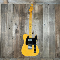 SOLD - Nacho Blackguard V Neck Stock Neck Humbucker 2020 Butterscotch Blonde - Mahar's Vintage Guitars
