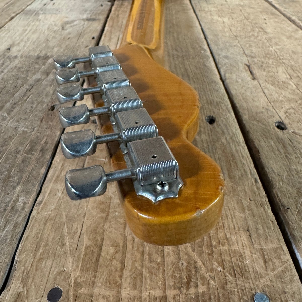 SOLD - Nacho Guitars Nacho Blackguard "Emma" 2023 Aged Butterscotch Blonde - Mahar's Vintage Guitars