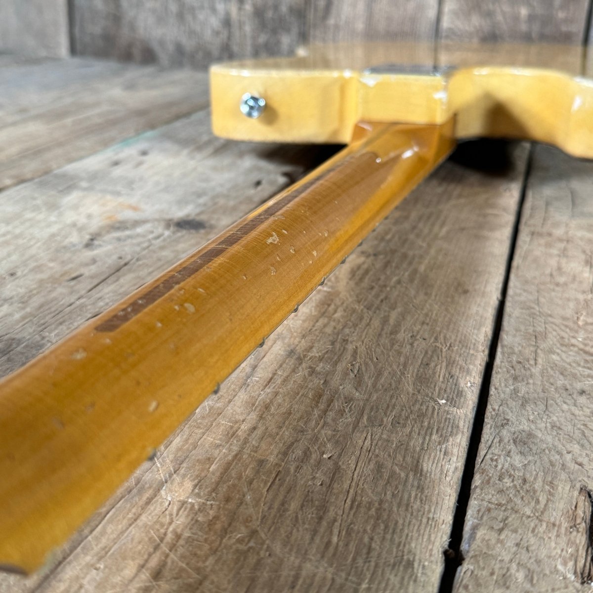 SOLD - Nacho Guitars Nacho Blackguard "Emma" 2023 Aged Butterscotch Blonde - Mahar's Vintage Guitars