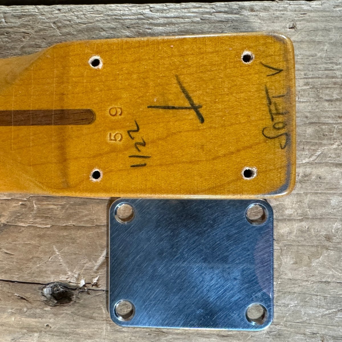 SOLD - Nacho Guitars Nacho Blackguard "Emma" 2023 Aged Butterscotch Blonde - Mahar's Vintage Guitars