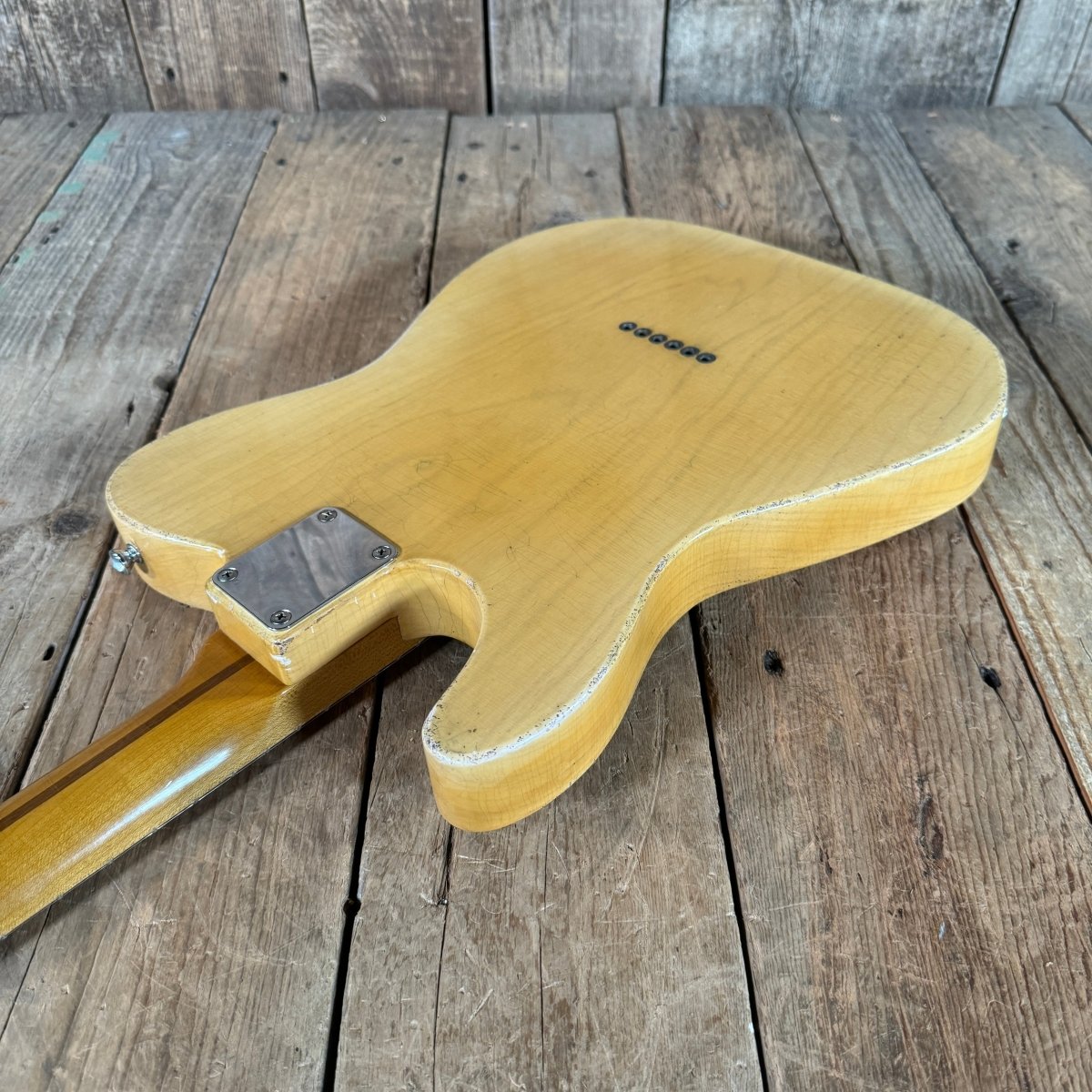 SOLD - Nacho Guitars Nacho Blackguard "Emma" 2023 Aged Butterscotch Blonde - Mahar's Vintage Guitars