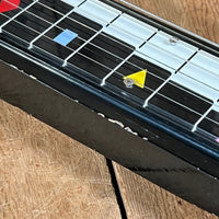 SOLD - National Dynamic Six String Lap Steel 1952 Black and White - Mahar's Vintage Guitars