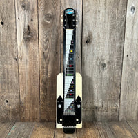 SOLD - National Dynamic Six String Lap Steel 1952 Black and White - Mahar's Vintage Guitars
