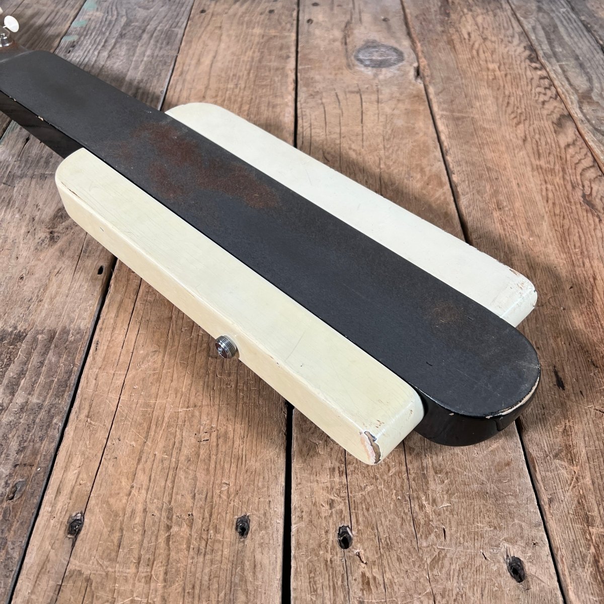 SOLD - National Dynamic Six String Lap Steel 1952 Black and White - Mahar's Vintage Guitars