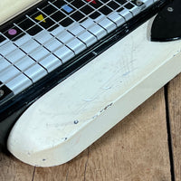 SOLD - National Dynamic Six String Lap Steel 1952 Black and White - Mahar's Vintage Guitars