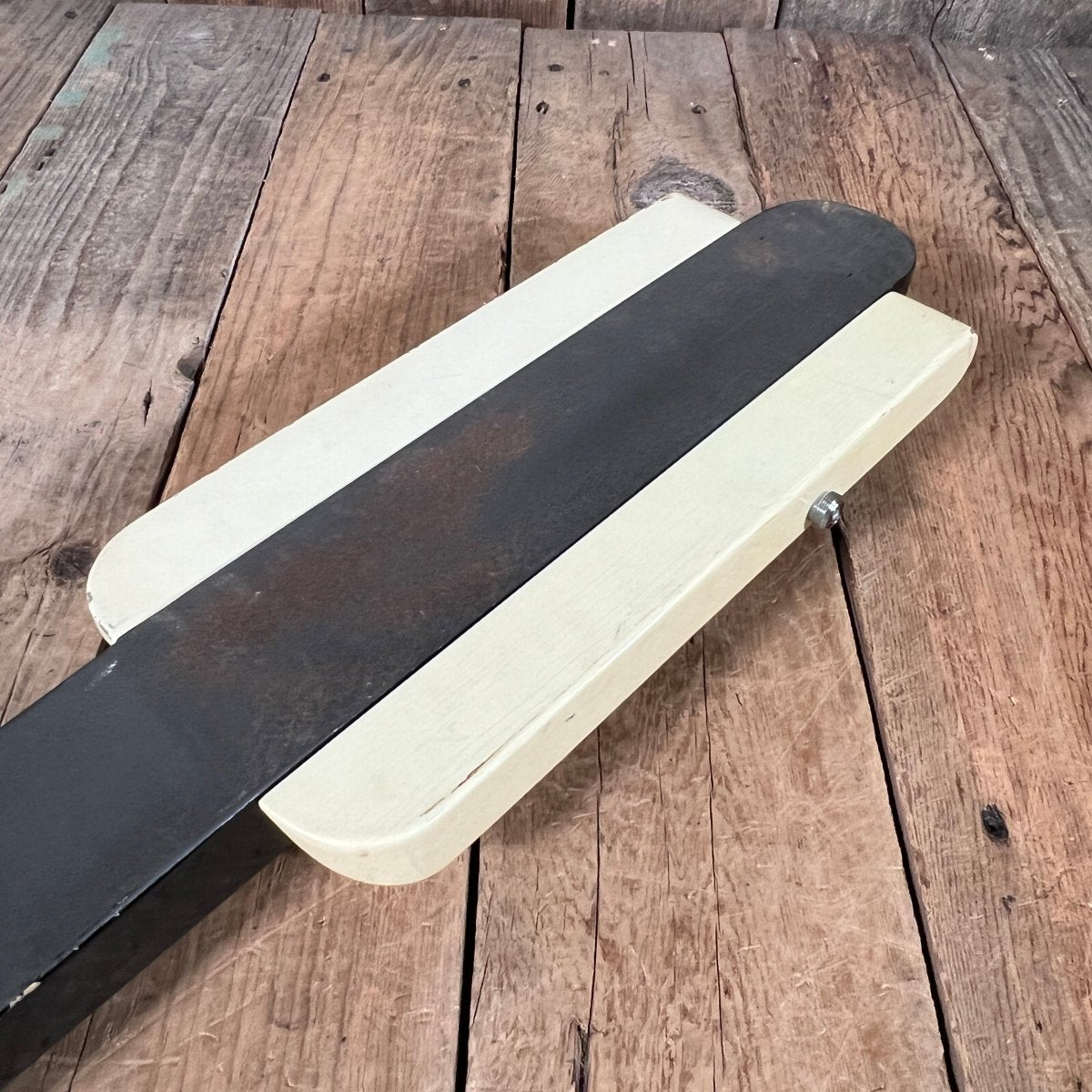 SOLD - National Dynamic Six String Lap Steel 1952 Black and White - Mahar's Vintage Guitars