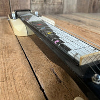SOLD - National Dynamic Six String Lap Steel 1952 Black and White - Mahar's Vintage Guitars