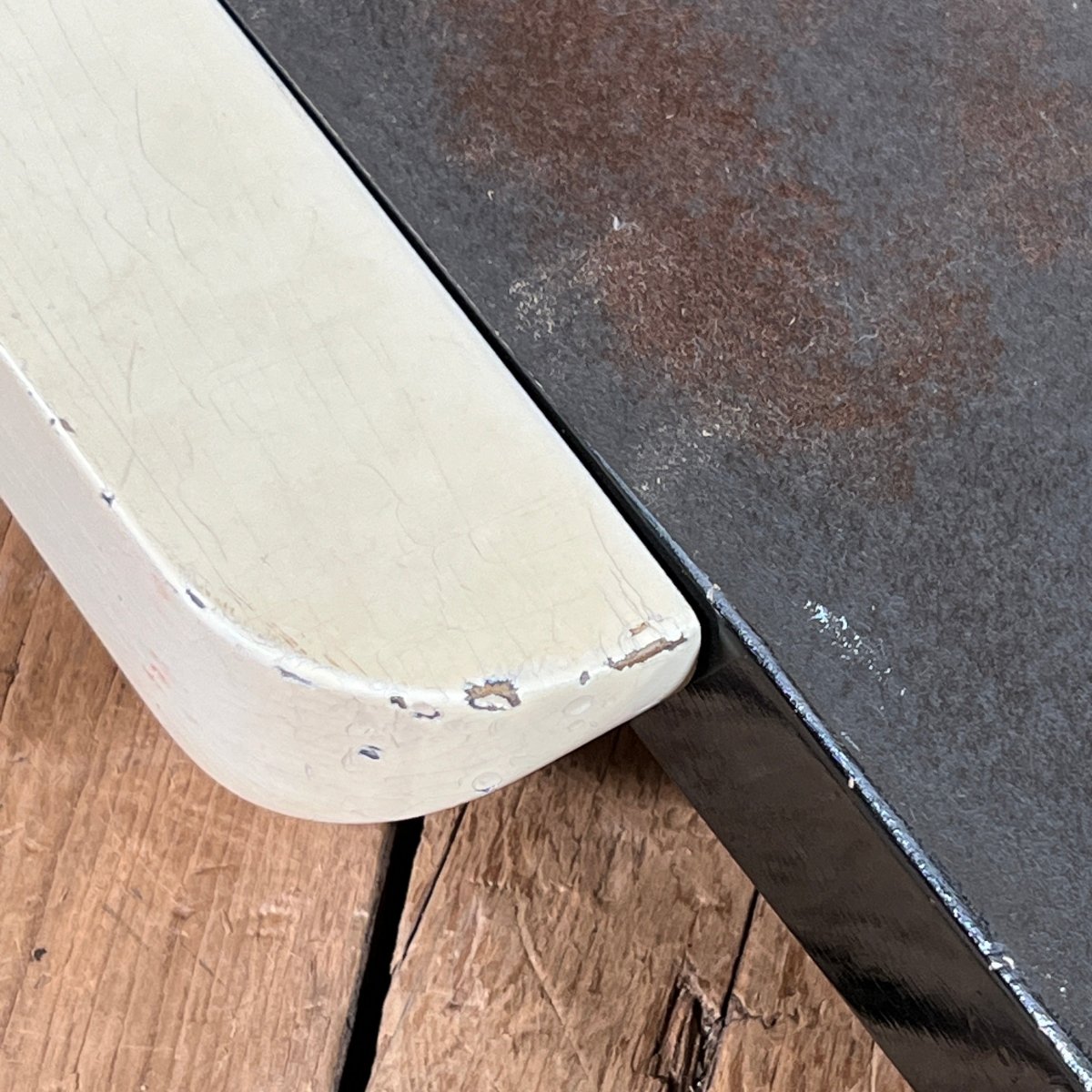 SOLD - National Dynamic Six String Lap Steel 1952 Black and White - Mahar's Vintage Guitars