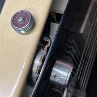 SOLD - National Dynamic Six String Lap Steel 1952 Black and White - Mahar's Vintage Guitars