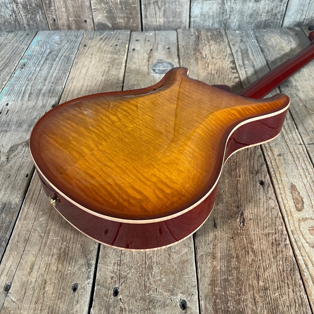 SOLD - PRS Archtop II A2M2F 1999 McCarty 10 Top Gold Hardware Vintage Sunburst - Mahar's Vintage Guitars