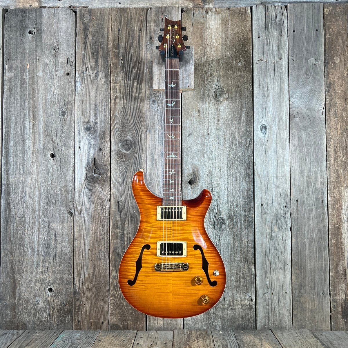 SOLD - PRS Archtop II A2M2F 1999 McCarty 10 Top Gold Hardware Vintage Sunburst - Mahar's Vintage Guitars