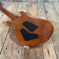 SOLD - PRS Custom 22 Artist Quilt Dragon Pickups Gold Hardware wide thin 2001 Violin Amber - Mahar's Vintage Guitars