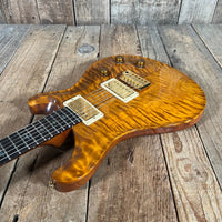SOLD - PRS Custom 22 Artist Quilt Dragon Pickups Gold Hardware wide thin 2001 Violin Amber - Mahar's Vintage Guitars