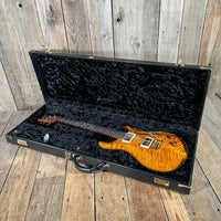 SOLD - PRS Custom 22 Artist Quilt Dragon Pickups Gold Hardware wide thin 2001 Violin Amber - Mahar's Vintage Guitars