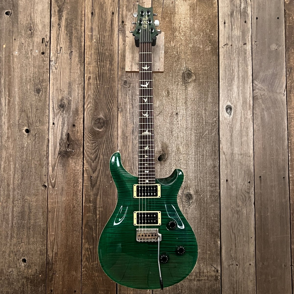 SOLD - PRS Custom 24 10 Top 1998 Emerald Green - Mahar's Vintage Guitars