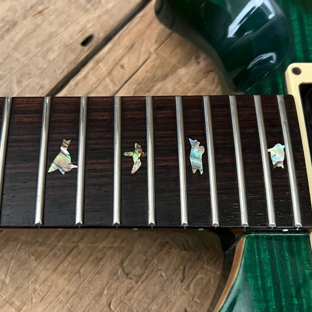 SOLD - PRS Custom 24 10 Top 1998 Emerald Green - Mahar's Vintage Guitars