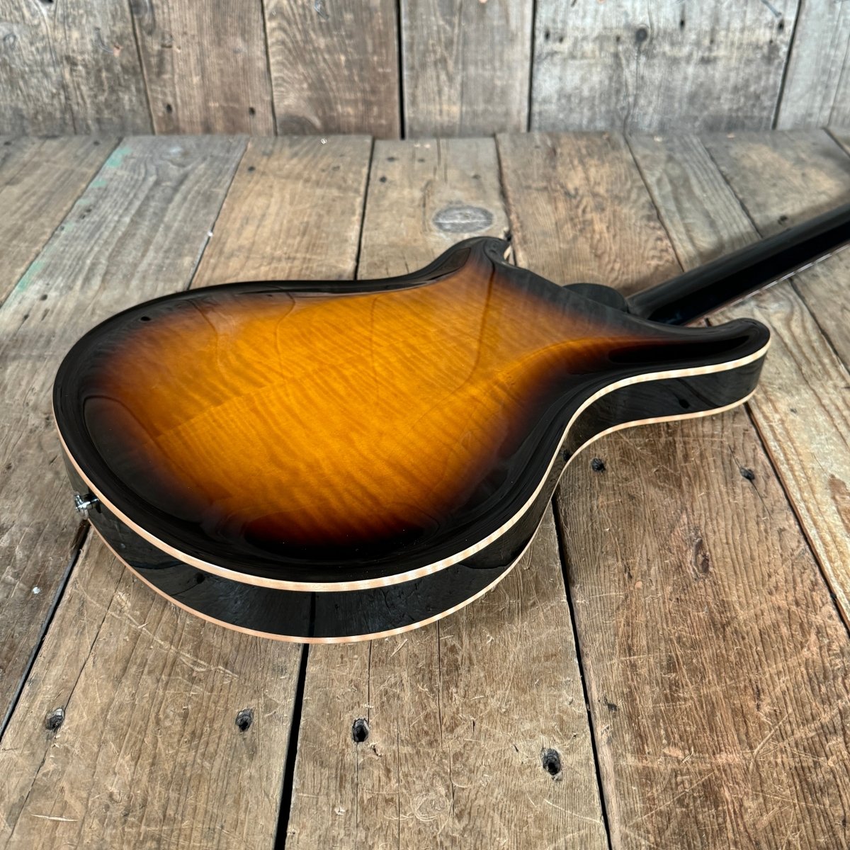 SOLD - PRS Hollowbody II Moon Inlays 1999 Sunburst - Mahar's Vintage Guitars