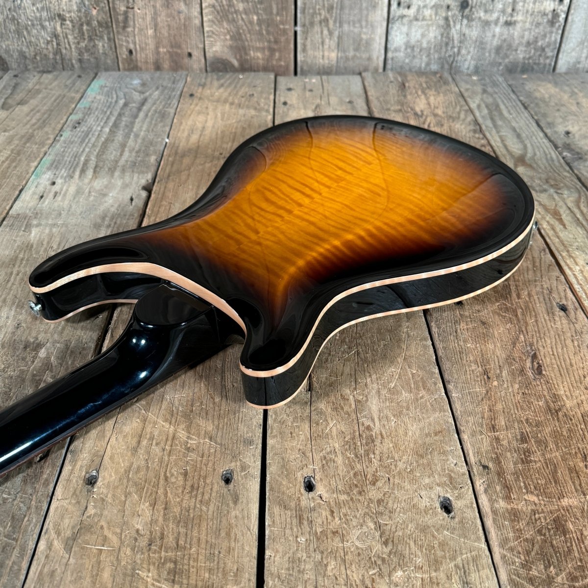 SOLD - PRS Hollowbody II Moon Inlays 1999 Sunburst - Mahar's Vintage Guitars