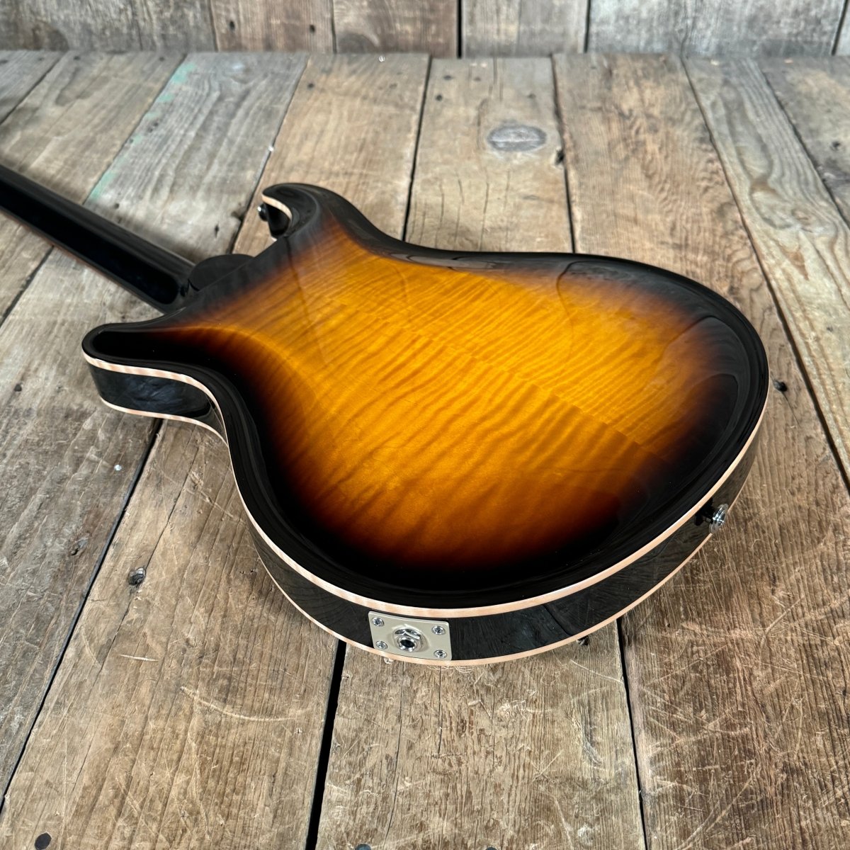 SOLD - PRS Hollowbody II Moon Inlays 1999 Sunburst - Mahar's Vintage Guitars