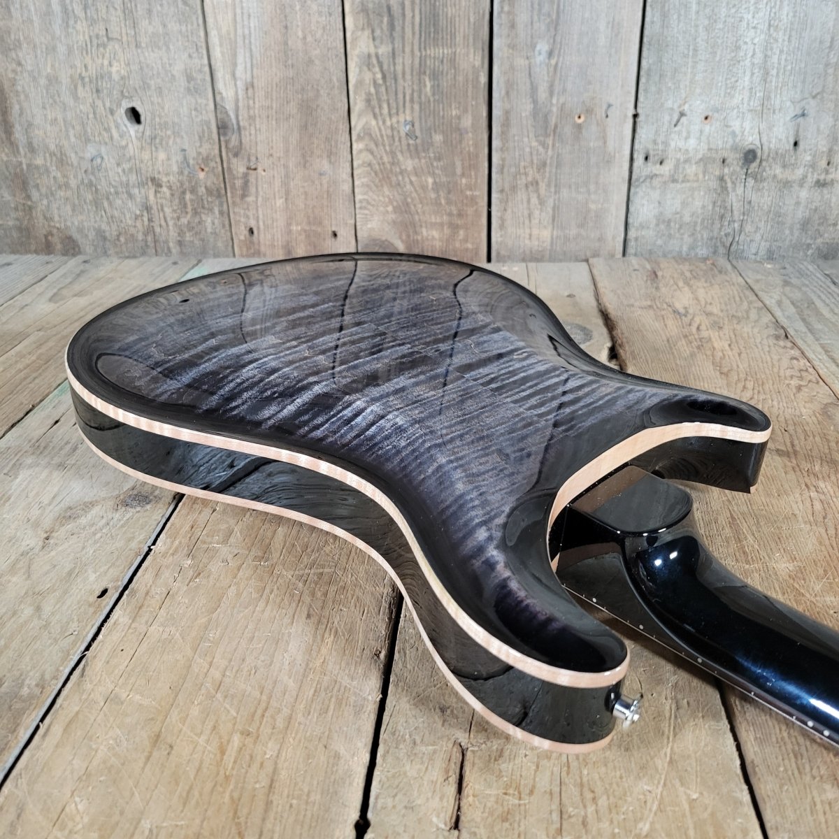 SOLD - PRS Hollowbody II Piezo 2022 Charcoal Burst Like New - Mahar's Vintage Guitars