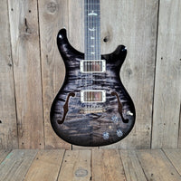 SOLD - PRS Hollowbody II Piezo 2022 Charcoal Burst Like New - Mahar's Vintage Guitars