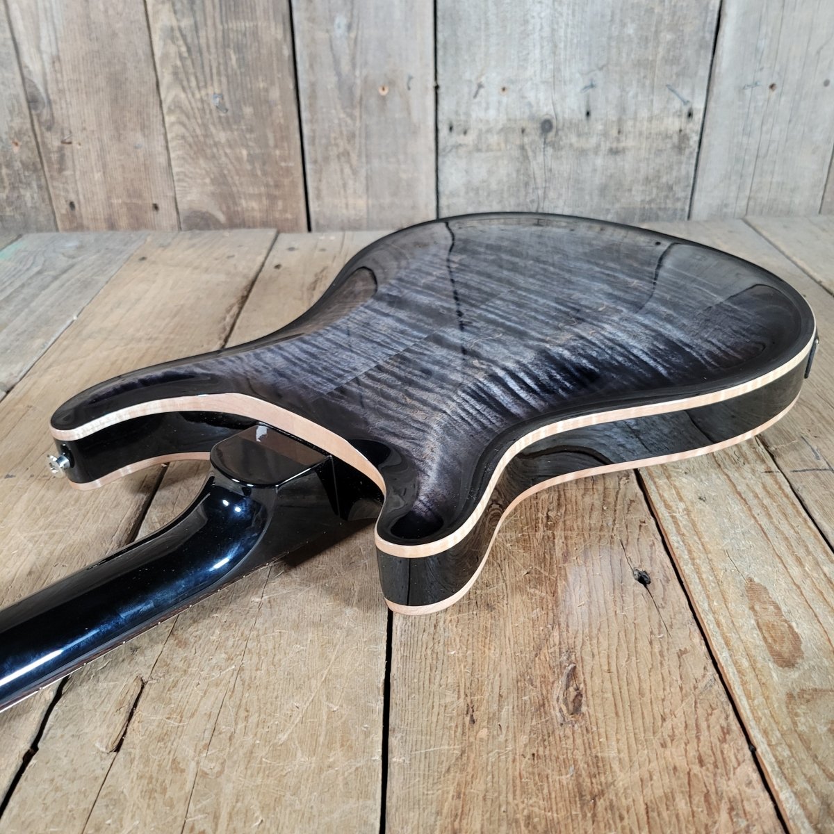 SOLD - PRS Hollowbody II Piezo 2022 Charcoal Burst Like New - Mahar's Vintage Guitars