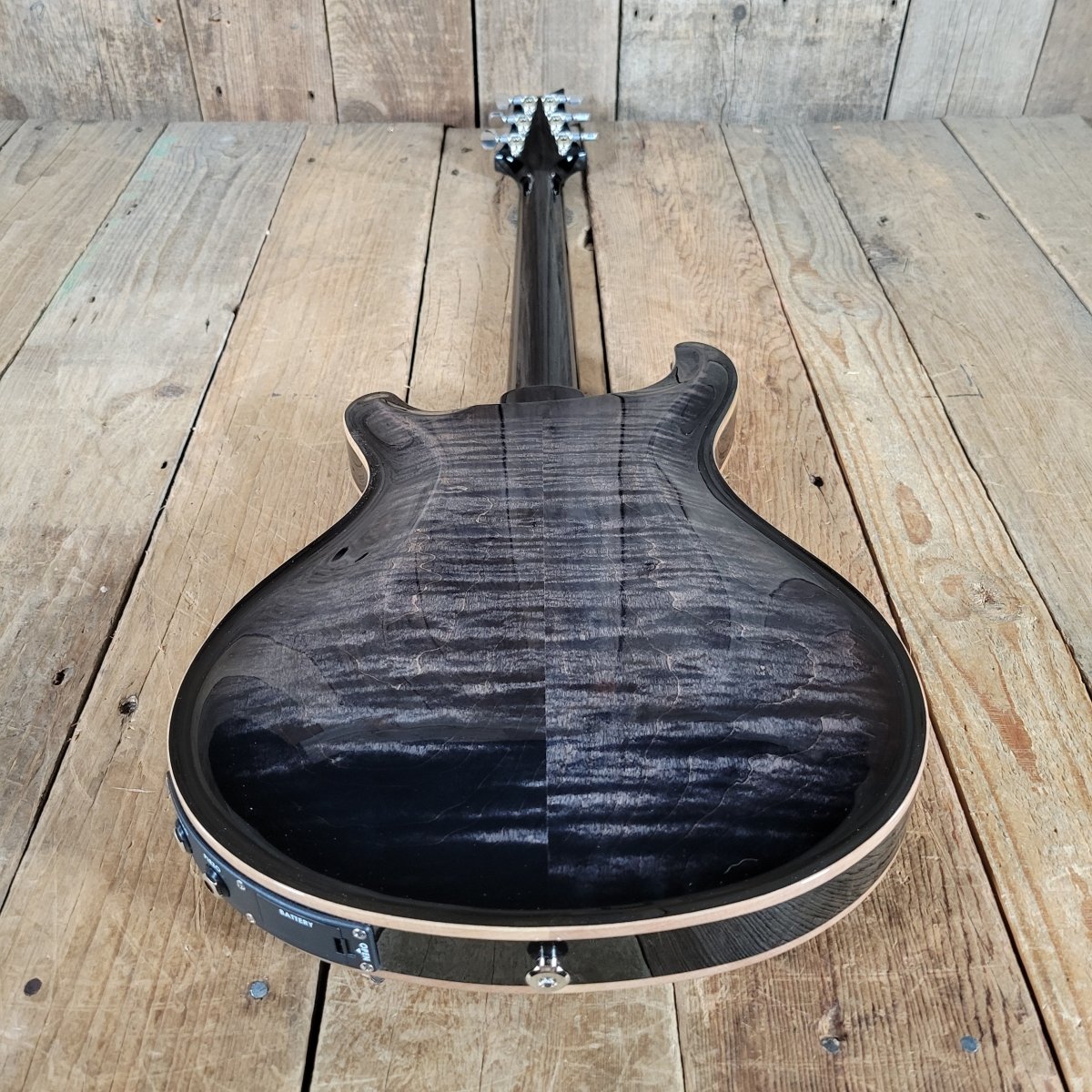 SOLD - PRS Hollowbody II Piezo 2022 Charcoal Burst Like New - Mahar's Vintage Guitars