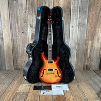 SOLD - PRS McCarty Hollowbody 20th Anniversary Solid Spruce Top 2005 Cherry Sunburst - Mahar's Vintage Guitars