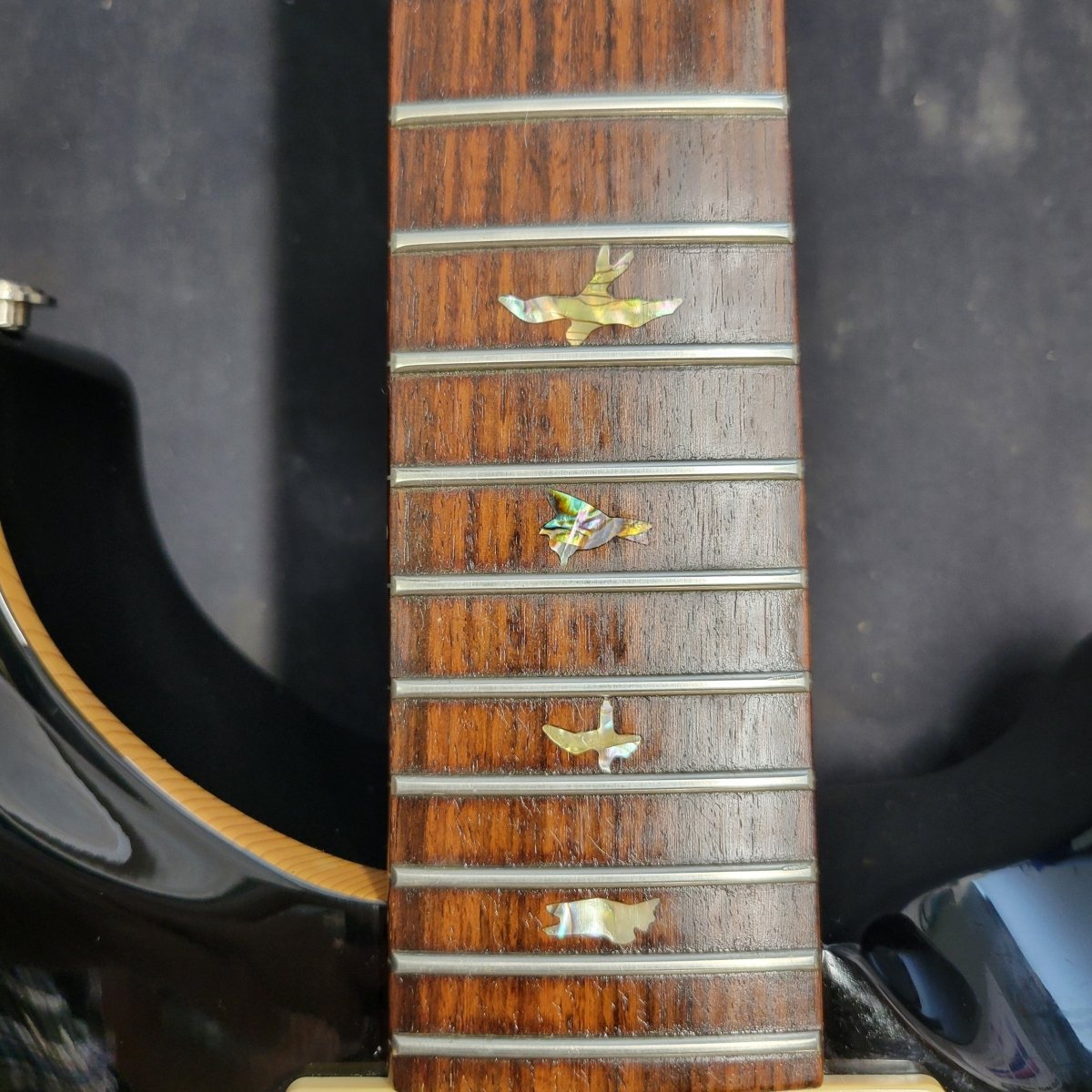 SOLD - PRS Paul Reed Smith 1998 McCarty Archtop Spruce Top Black - Mahar's Vintage Guitars