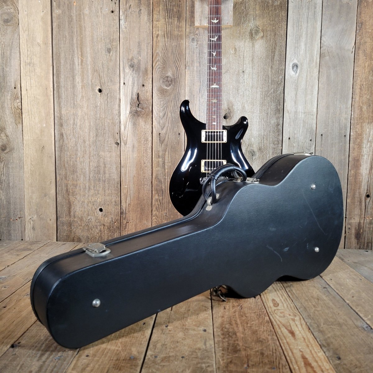 SOLD - PRS Paul Reed Smith 1998 McCarty Archtop Spruce Top Black - Mahar's Vintage Guitars