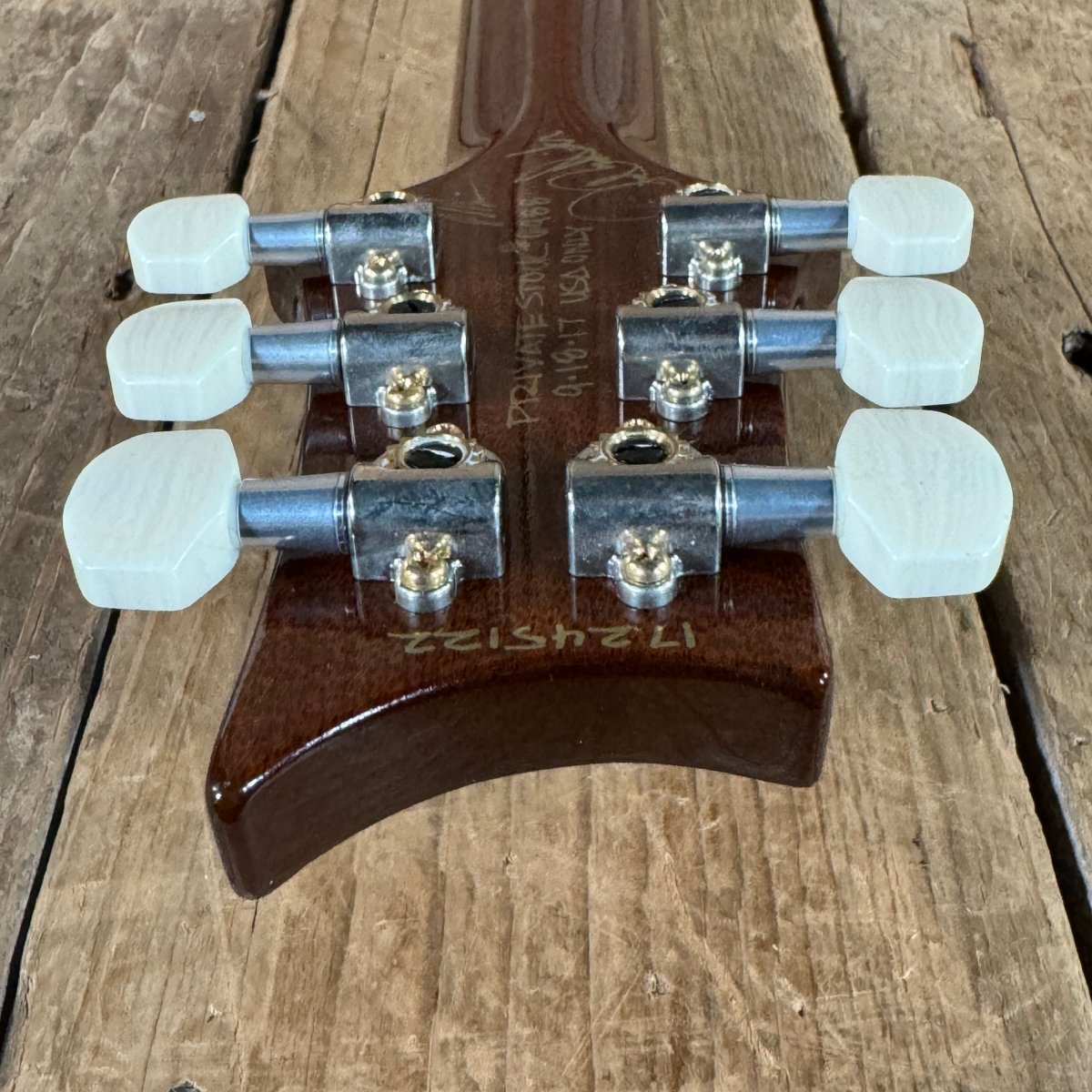 SOLD - PRS Private Stock DGT Brazilian 6988 2017 DG "Tea" Smoked Burst - Mahar's Vintage Guitars