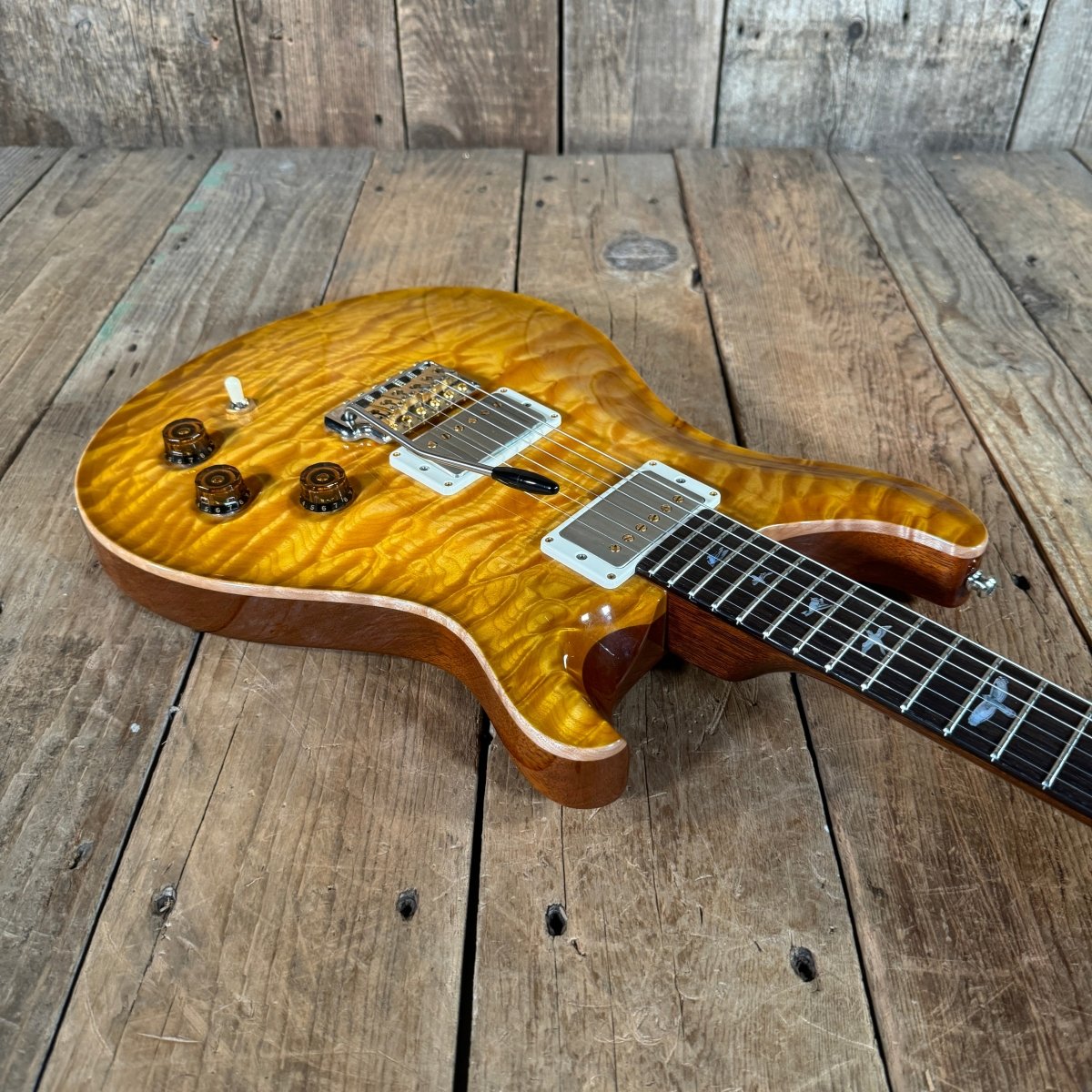 SOLD - PRS Private Stock DGT Brazilian 6988 2017 DG "Tea" Smoked Burst - Mahar's Vintage Guitars